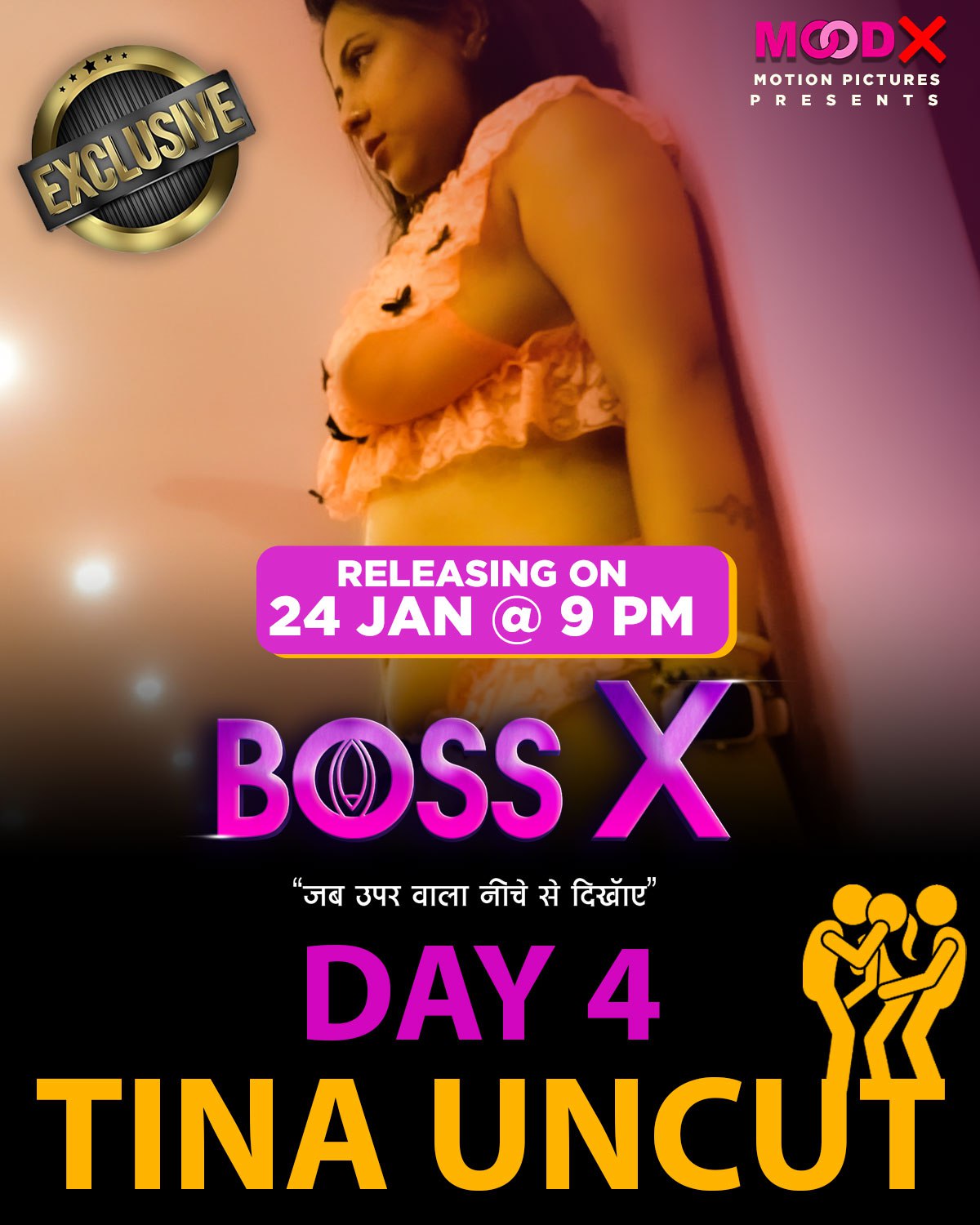 Boss X Day 4 Tina Uncut 2023 Moodx Originals Short Film 720p HD Download