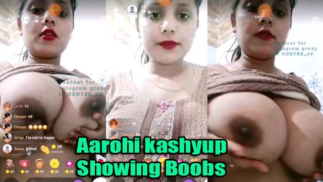 Aarohi kashyup Showing Boobs 2022 Pussy on Tango Live