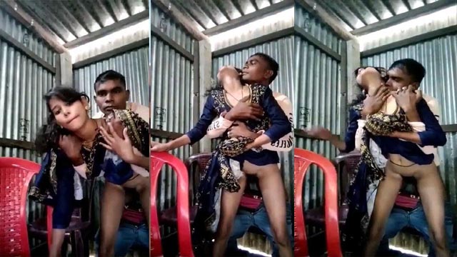 Cute Young Bengali Girl Painful Stand Fucking & Moaning After Marriage Function