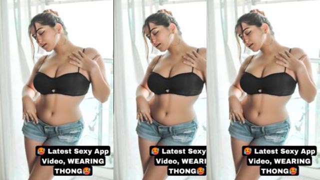 Most Demanding Actress Simran Kaur Latest Sexy App Video Wearing Thong MUST WATCH DONT MISS
