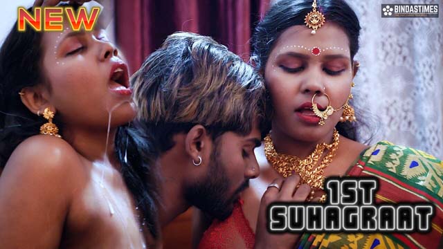 Tamil Wife Very 1st Suhagraat with Her Big Cock Husband after Rough Sex Hindi Audio
