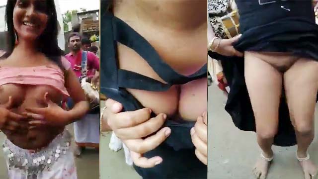 Holi Special Public Place Nude Dance Showing Boobs and Pussy Viral Video Must Watch Now
