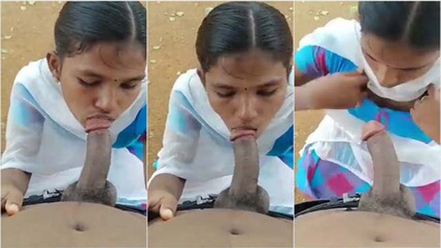 Tamil Girl Outdoor Nice Blowjob