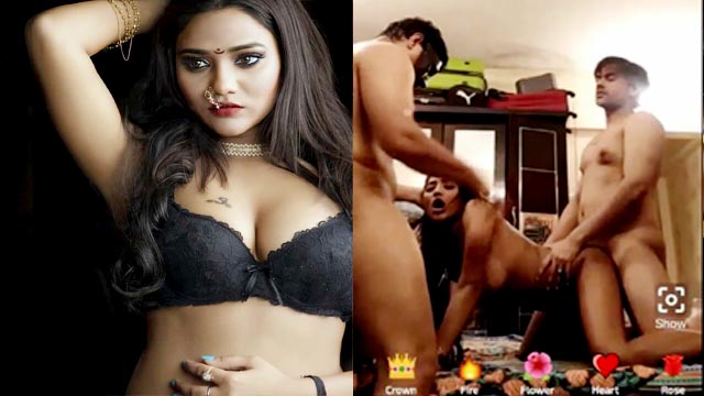 Ruks Khandagale Enjoying Threesome Sex on PREMIUM Live with FACE – DON’T MISS