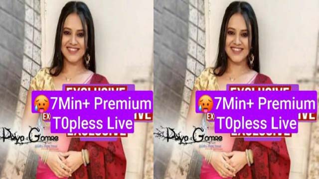 Priya Gamre Famous Webseries Actress Latest Most Exclusive 7Min Topless Premium Live – Don’t Miss