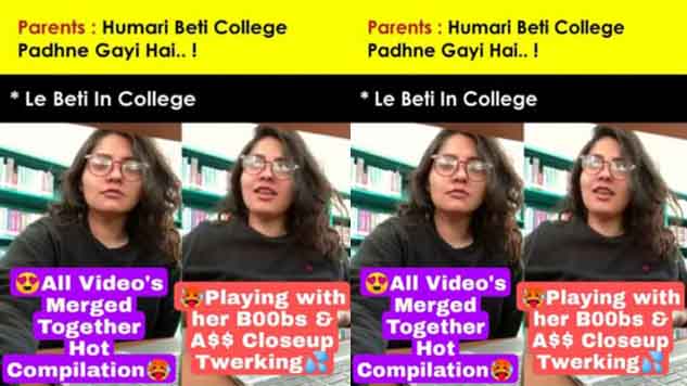 Cute Chashmish Meme Girl Latest Trending Merged Together Hot Compilation Showing her Boobs And Ass 