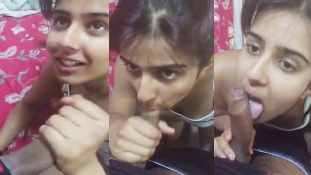 Very Beautiful Collage Girl Giving Blowjob Her Cousin Brother Watch 