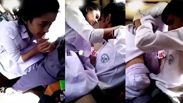 School Girl Having Fan And Nude Sex With Class Mate In Outdoor Viral Video 