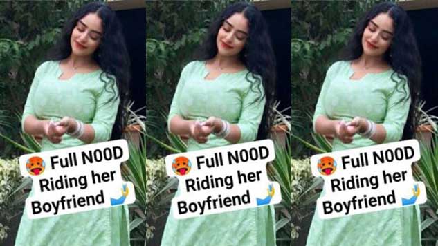 Cute Desi Girl Latest Viral Stuff Boobs Pressing Riding Her Boyfriend 