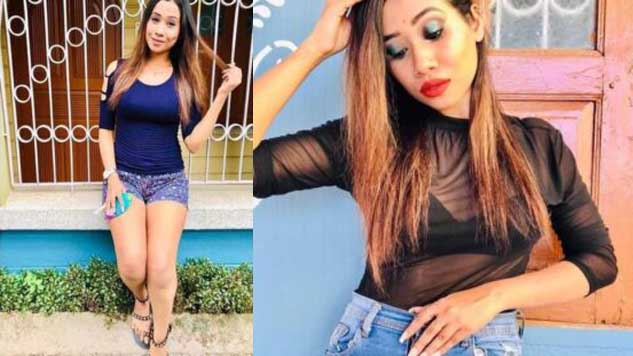 Pari Dutta Insta Model In Front Open Dress And Panty Teasing On Tango Live Watch