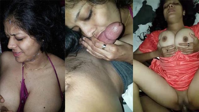Big Booby Desi Wife Giving Blowjob & Hard Fucking In Midnight Loud Moaning