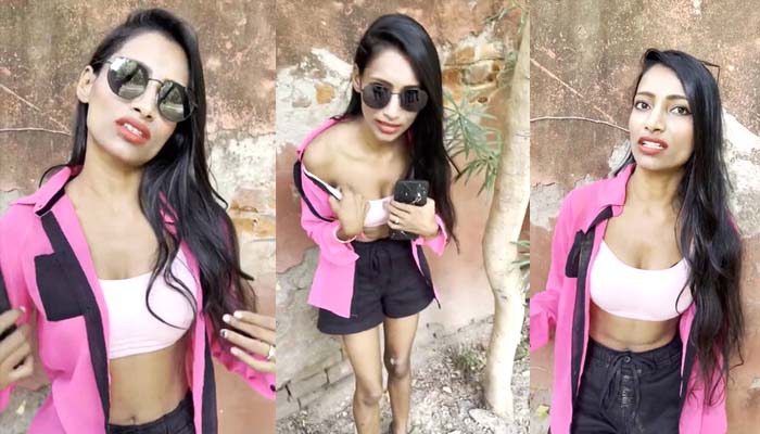 Pink Top Viral Girl Video in Jungle