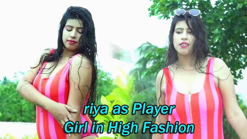 Priya as Player Girl in High Fashion Shoot Concept