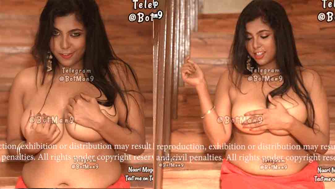 Roohi Opening Red Blouse & Pressing Boobs