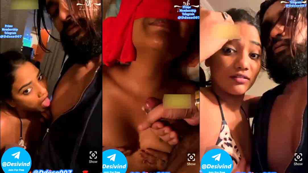 Rukhs Khandagle Threesome Blowjob Live Porn Video